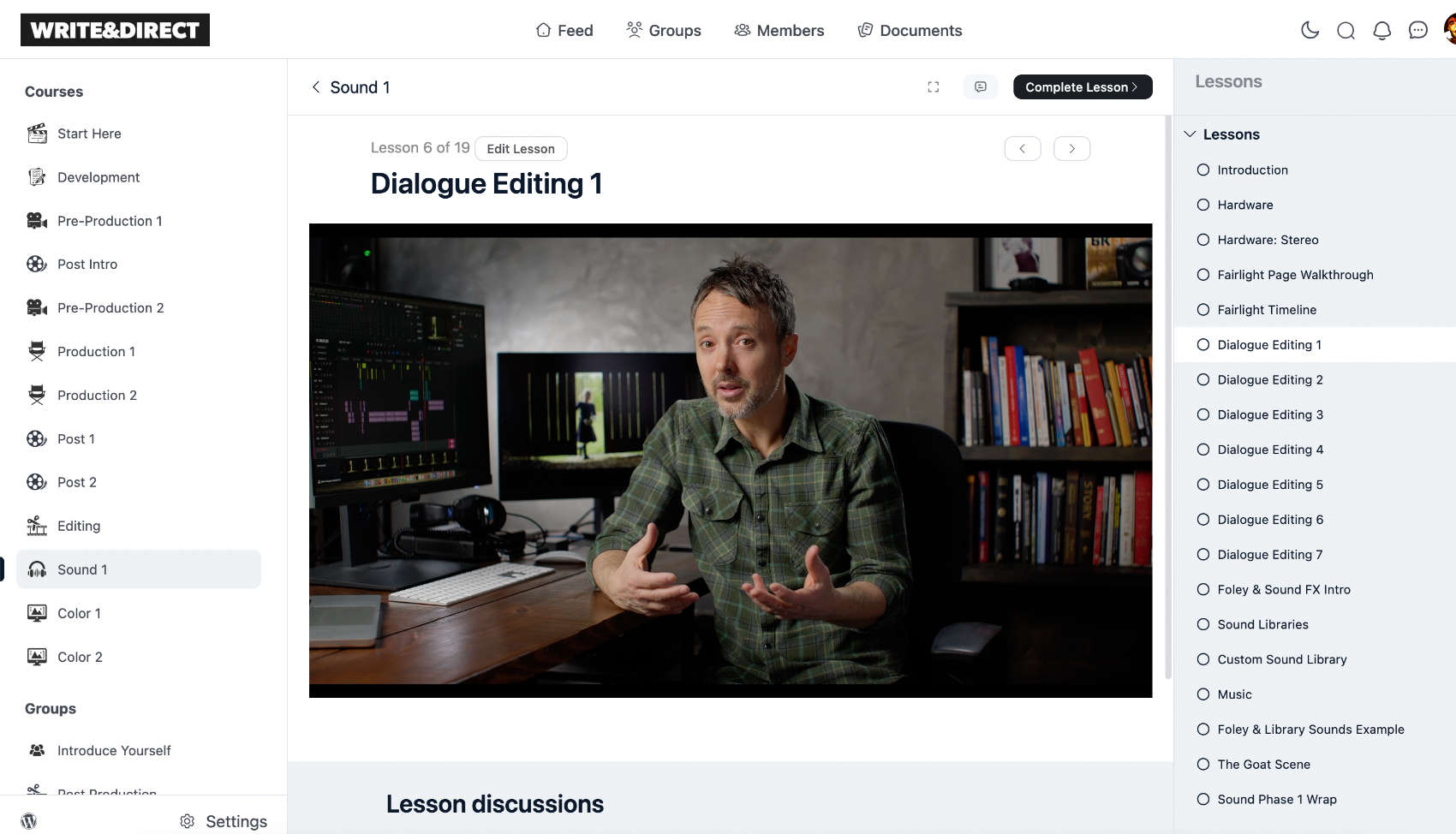 Write & Direct is a self-paced online film school