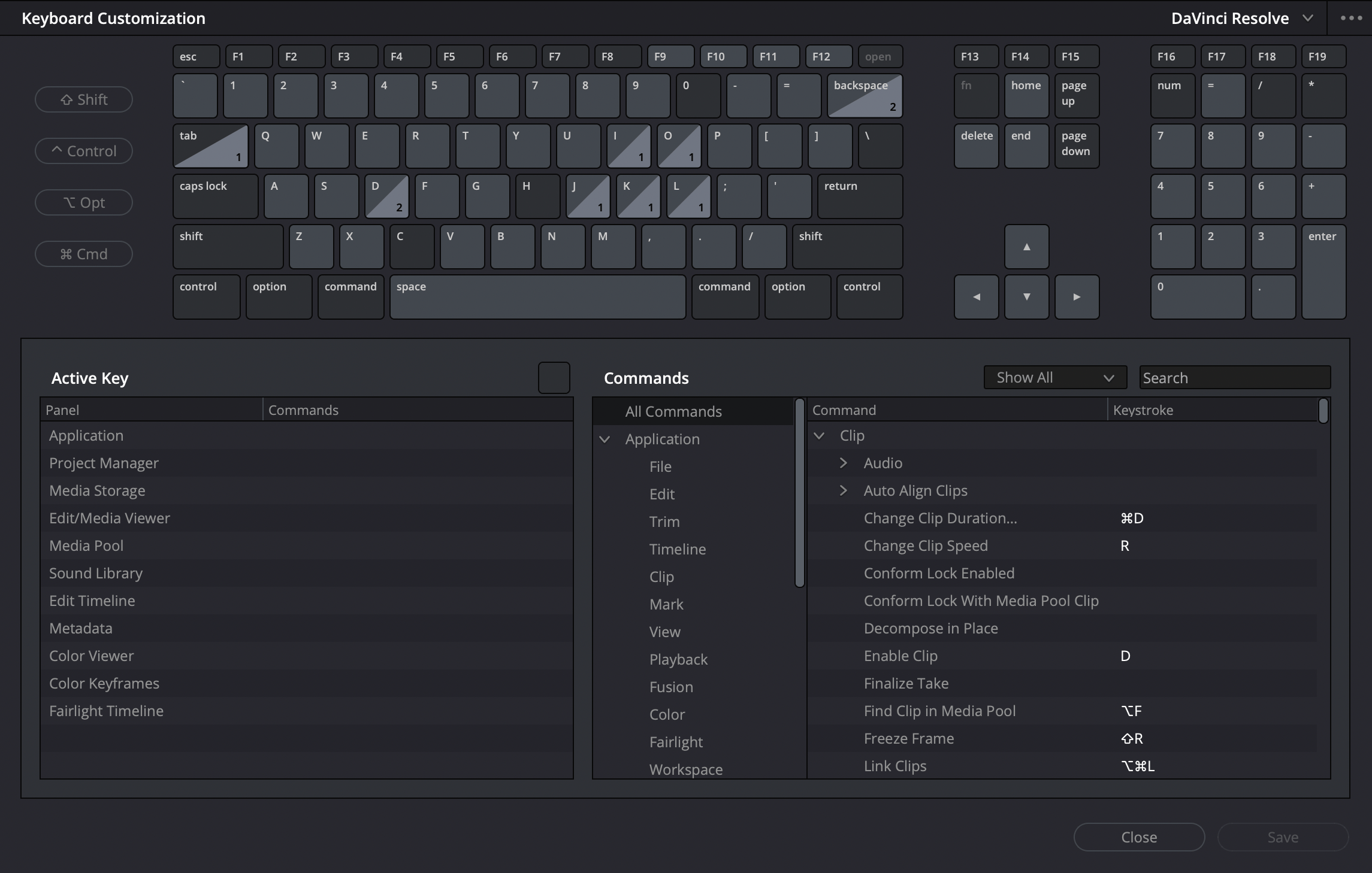 How to Change Keyboard Shortcuts in DaVinci Resolve