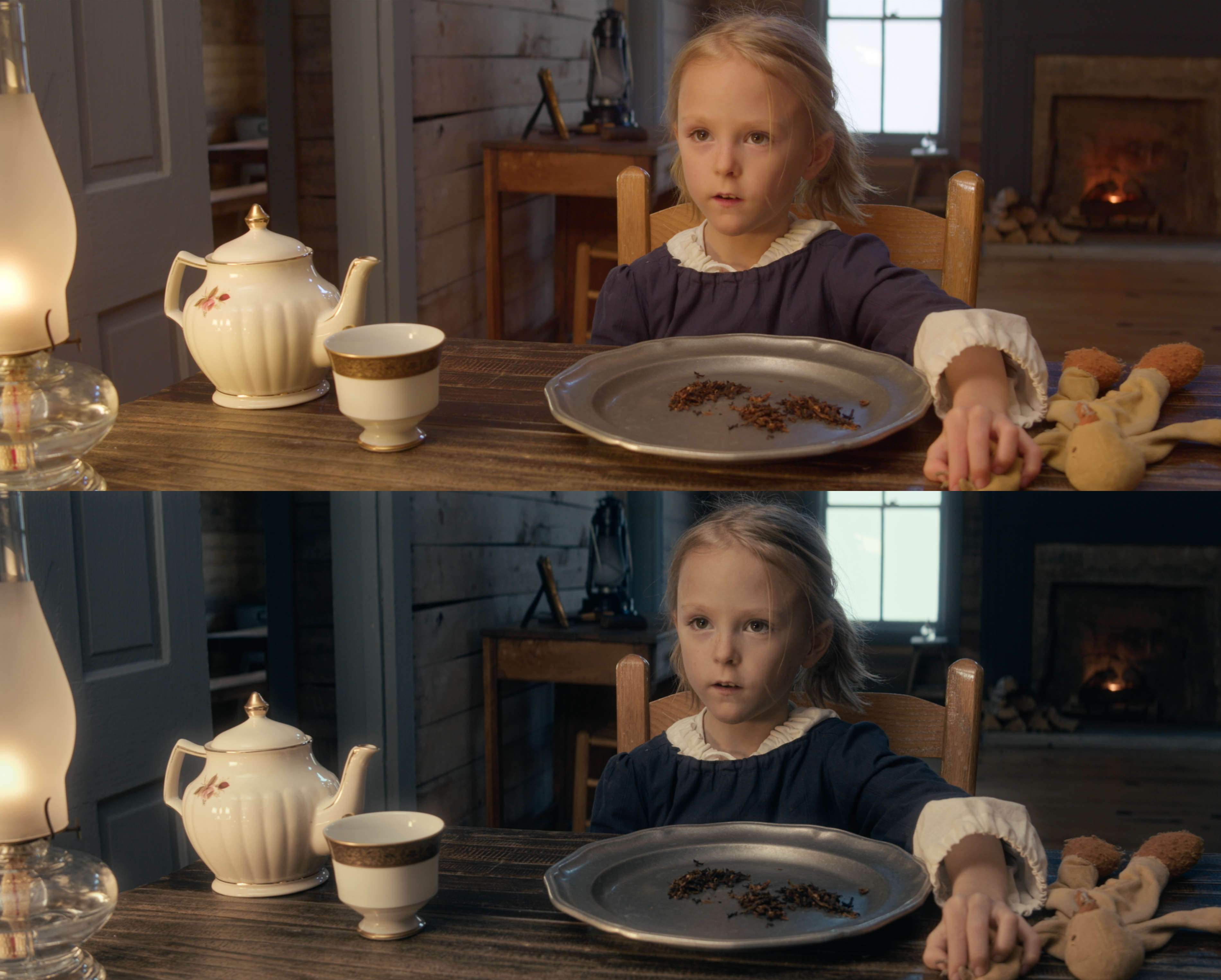 A before and after of Dehancer using Blackmagic RAW from a Pocket 4K.